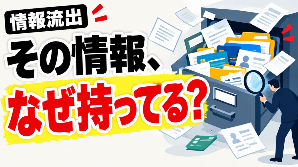 2026年10月14日Webマーケティングラジオのサムネイル（情報流出、その情報、なぜ持ってる？）